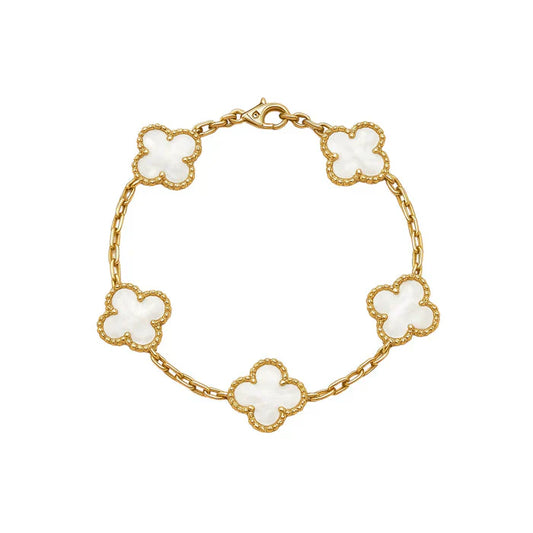'Cleef' Clover Bracelet - Mulitcolour