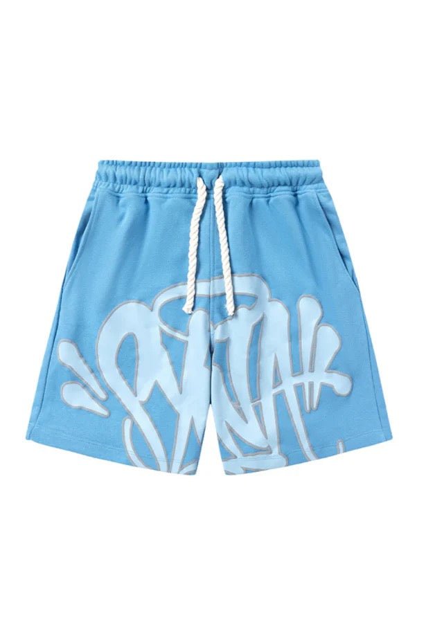 'Graffiti' Short Set Babyblue